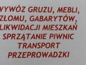 Likwidacja Mieszkań, Piwnic ITP. - Wywóz Mebli UTYLIZACJA OPRÓŻNIANIE