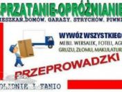 Sprzątanie opróżnianie mieszkań,piwnic,wywóz mebli,utylizacja 24/7 DNI