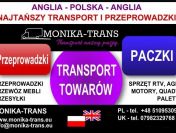 Przeprowadzki UK-Polska, transport paczek