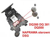 NAPRAWA sterownika DSG DQ380 DQ381 DQ500 czujnik ciśnienia sprzęgła