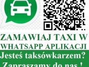 Taxi w WhatsApp aplikacji!