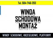 Krzesła schodowe z montażem cena tel. 504-746-203, dla seniorów, osób starszych