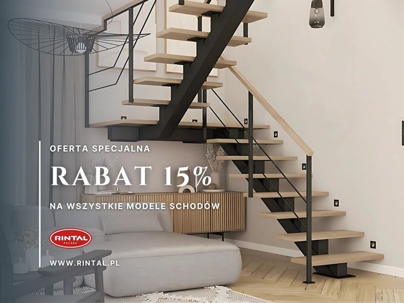Nowy Rok, Nowe Schody. Zacznij styczeń z rabatem 15% w Rintal  - Zdjęcie 1