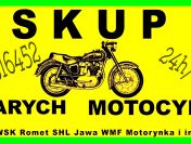 Kupię stare, zabytkowe motocykle: OSA, WSK, WFM, JAWA, MOTORYNKA! Całą kolekcję!