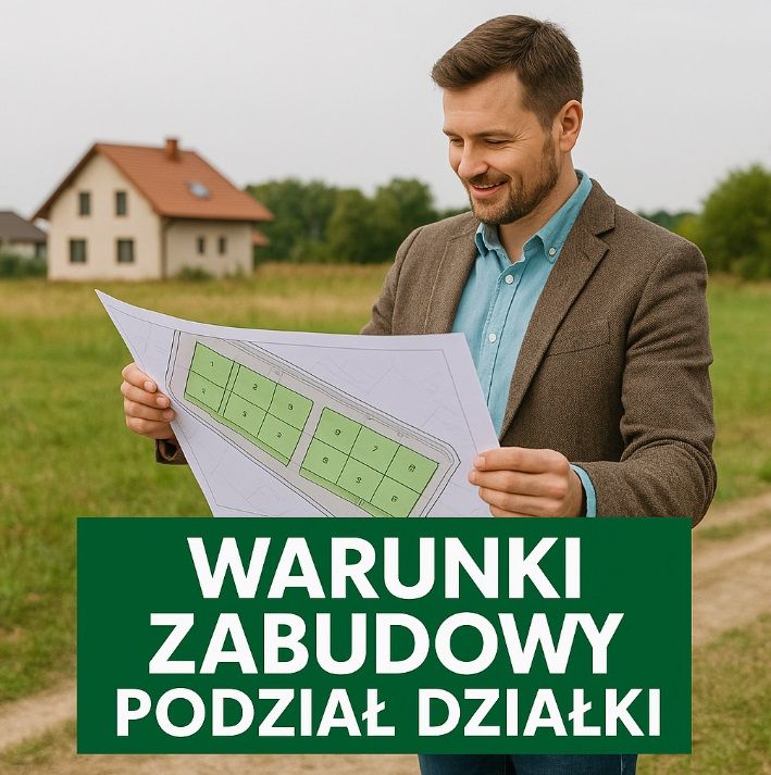 Warunki zabudowy dla działki budowlanej,  tel. 504-746-203, decyzja środowiskowa  - Zdjęcie 1