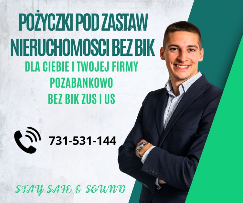 POZABANKOWE  POZYCZKI DLA FIRM Z ZABEZPIECZENIEM NIERUCHOMOSCIA sczecin - Zdjęcie 1