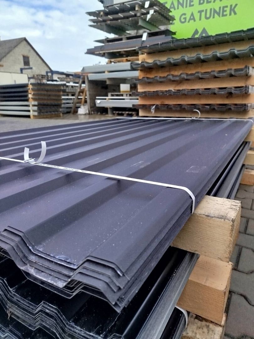 Blacha T-13/T-18 grafit. Paczki po 50 arkuszy. Mielec - Zdjęcie 1