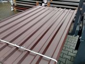 Blacha trapezowa brąz - pakiety 50 sztuk. Tanio i od ręki