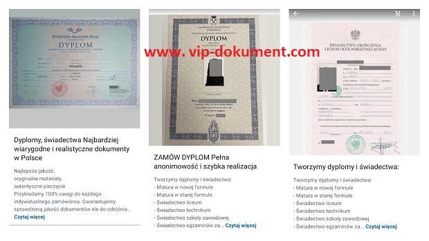 Oferujemy możliwość zakupu w 100% legalnych świadectw i dyplomów szkolnych. Szczecin - Zdjęcie 1