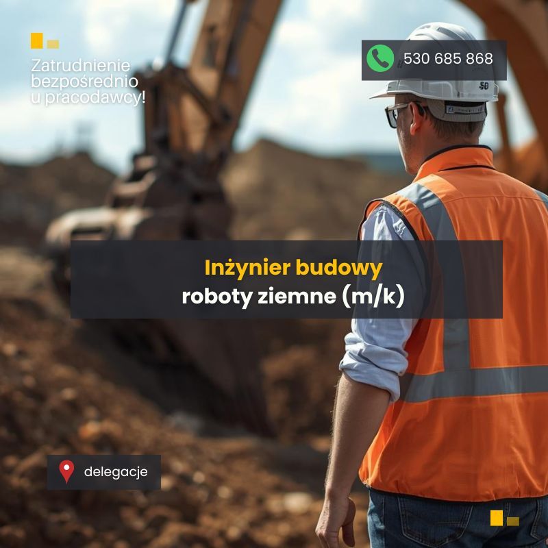 Inżynier Budowy (m/k) – roboty ziemne  - Zdjęcie 1