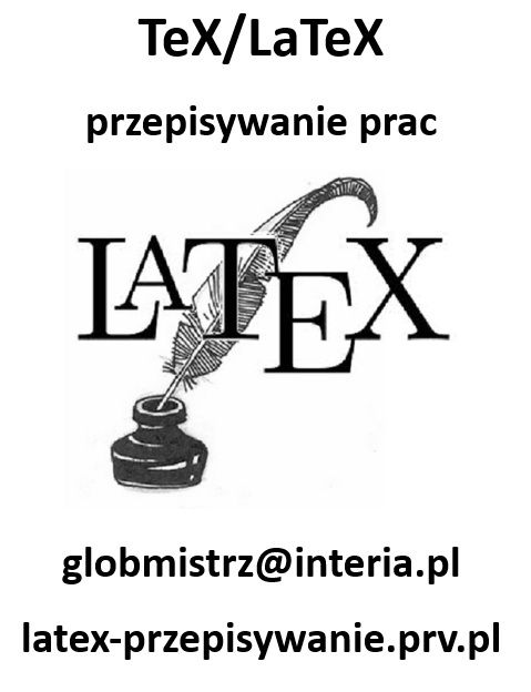 LATEX - SKŁAD TEKSTÓW MATEMATYCZNYCH, PRZEPISYWANIE PRAC Szczecin - Zdjęcie 1