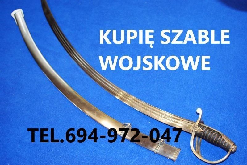 KUPIĘ WOJSKOWE SZABLE,BAGNETY,KORDZIKI,NOŻE,MILITARIA KONTAKT 694972047 Szczecin - Zdjęcie 1