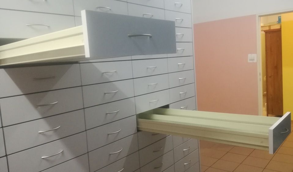 Meble apteczne-magazynowe szuflady systemowe głębokiego składowania Szczecin - Zdjęcie 1